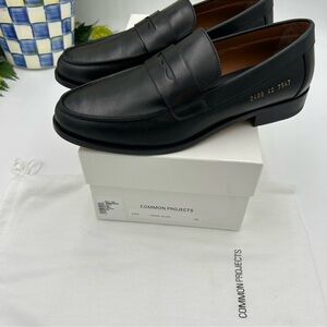 Men’s common project leather penny loafer size 42 made in Italy